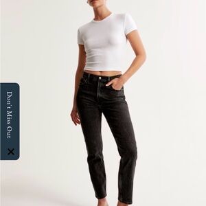 Abercrombie & Fitch High Rise Black Jeans